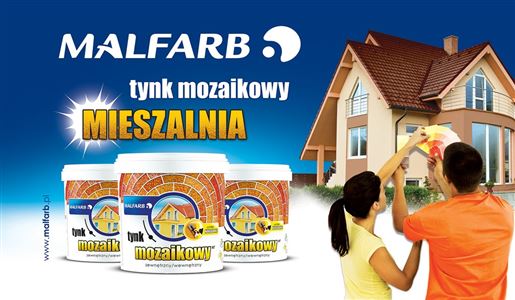 Baner zewnętrzny dla firmy Malfarb - Agencja Reklamowa ImagoArt.pl