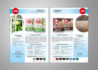 Katalog produktów Farby z Motylkiem - Agencja Reklamowa ImagoArt.pl