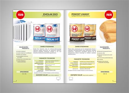Katalog produktów Farby z Motylkiem - Agencja Reklamowa ImagoArt.pl
