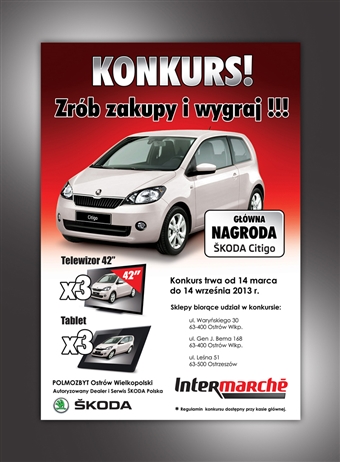 Plakat Intermarche - Agencja Reklamowa ImagoArt.pl
