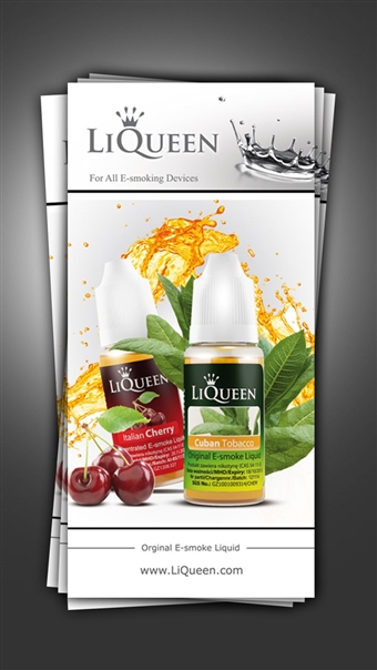 Prospekt dla liquidów Liqueen - Agencja Reklamowa ImagoArt.pl