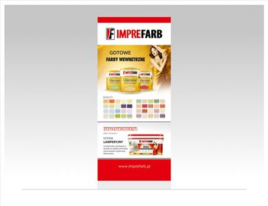 Roll up dla marki Imprefarb - Agencja Reklamowa ImagoArt.pl