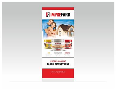 Roll up dla marki Imprefarb - Agencja Reklamowa ImagoArt.pl