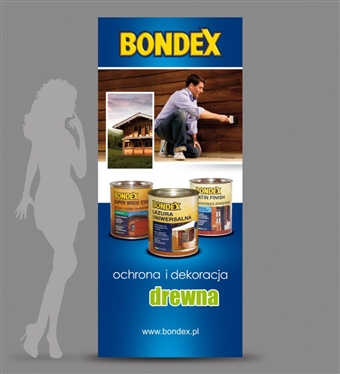 Roll up dla marki Bondex - Agencja Reklamowa ImagoArt.pl