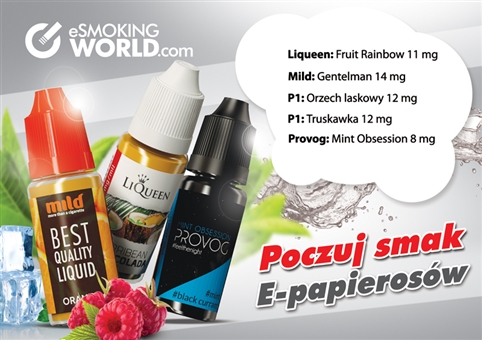 Ulotka dla marki eSmokingWorld - liquidy - Agencja Reklamowa ImagoArt.pl