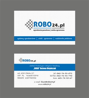 Wizytówka dla firmy ROBO24 - Agencja Reklamowa ImagoArt.pl