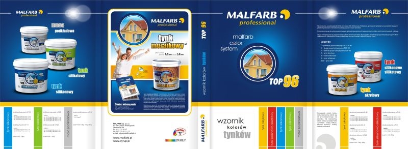 Wzornik dla marki Malfarb Professional - color system - Agencja Reklamowa ImagoArt.pl