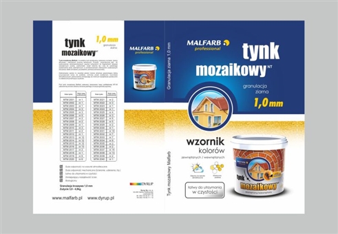Wzornik dla marki Malfarb professional - tynk mozaikowy - Agencja Reklamowa ImagoArt.pl