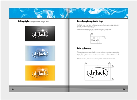 Identyfikacja wizualna dla marki dr Jack - liquidy, logo - Agencja Reklamowa ImagoArt.pl