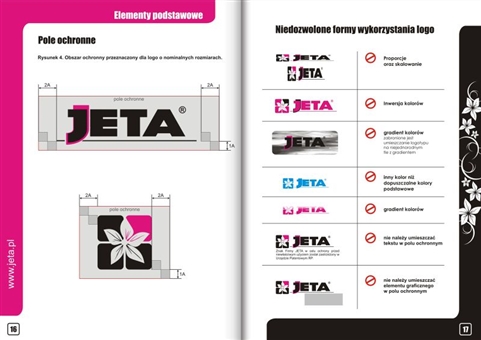 Identyfikacja wizualna dla firmy Jeta - płytki ceramiczne - Agencja Reklamowa ImagoArt.pl