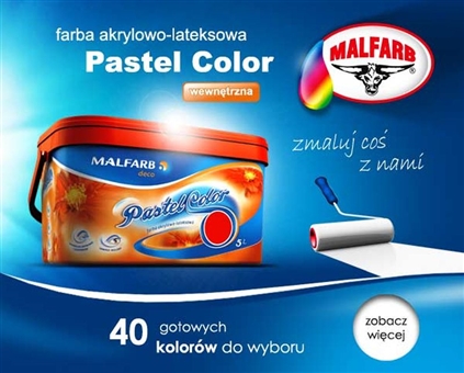 Banner WWW dla marki Malfarb - pastel color - Agencja Reklamowa ImagoArt.pl
