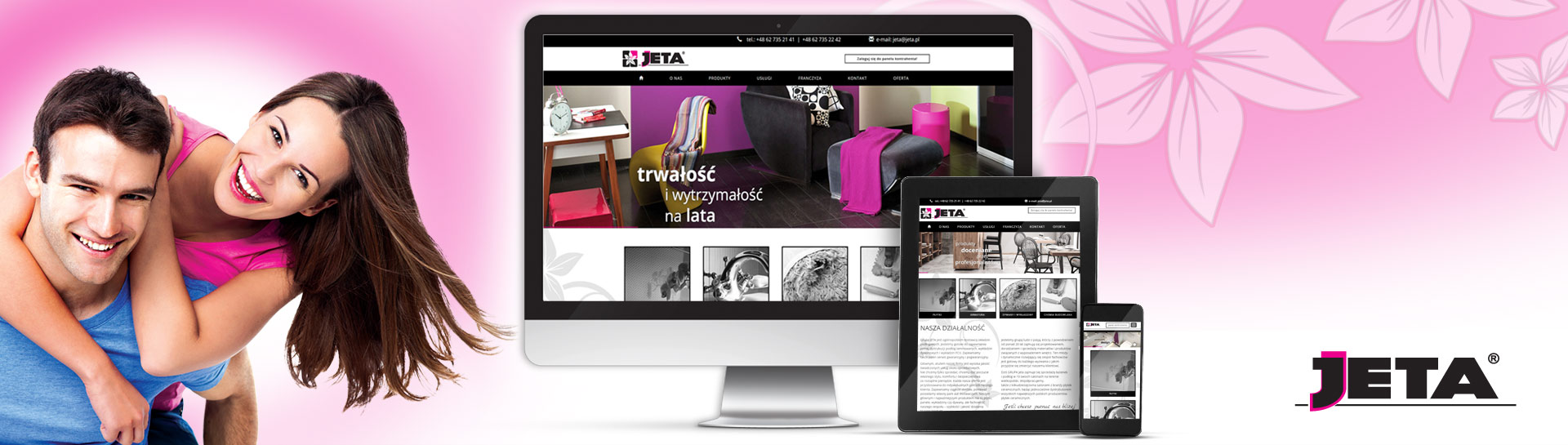  Strona WWW dla JETA - Agencja Reklamowa ImagoArt.pl