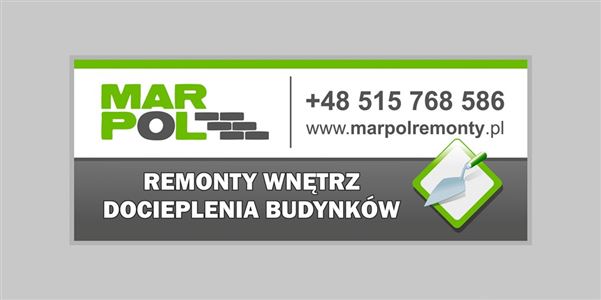 Baner zewnętrzny dla firmy MarPol - Agencja Reklamowa ImagoArt.pl