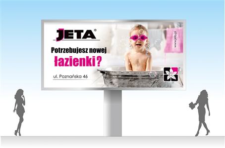 Bilboard dla firmy JETA - Agencja Reklamowa ImagoArt.pl