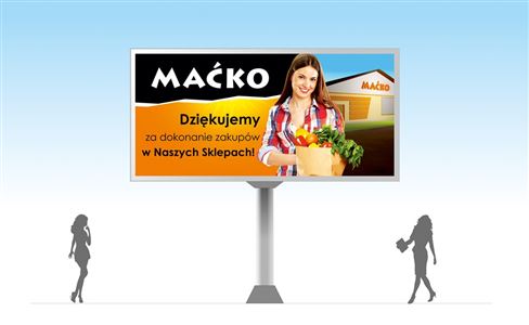 Bilboard dla firmy Maćko - Agencja Reklamowa ImagoArt.pl