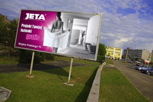 Bilboard dla firmy Jeta - płytki ceramiczne - Agencja Reklamowa ImagoArt.pl